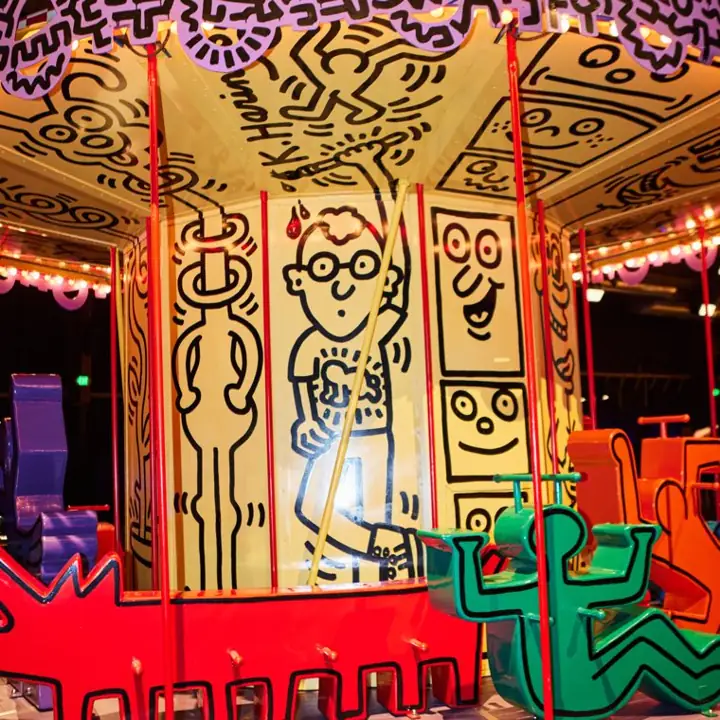 Haring, up close